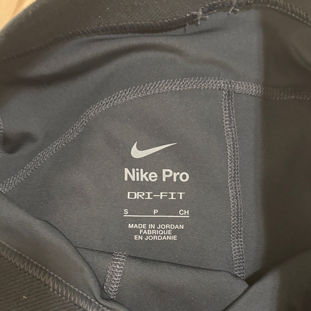 Nike Pro Dark Blue Training Shorts - Picture 2 of 2